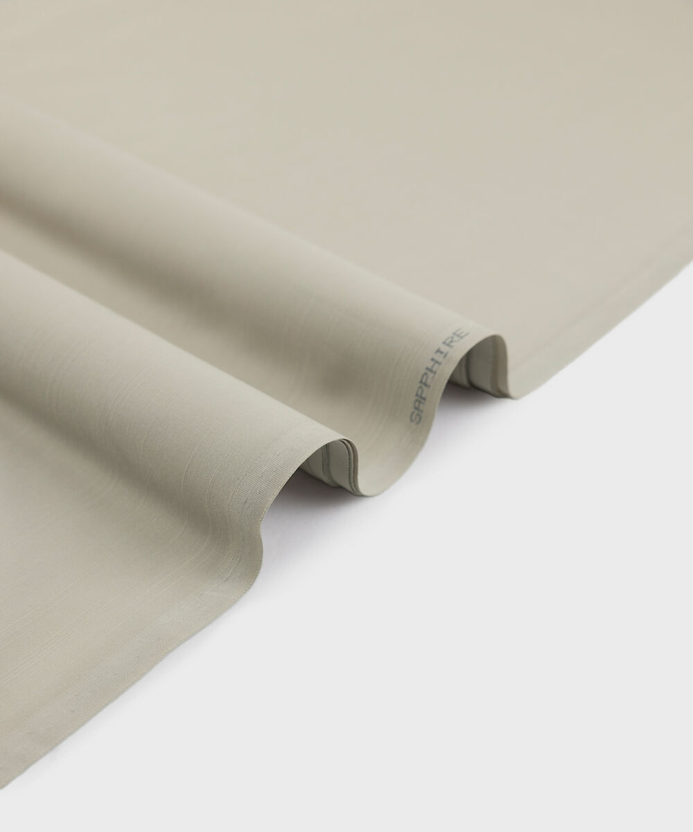 Men's Unstitched Two-Piece Refined Wash and Wear Light Beige Suit.