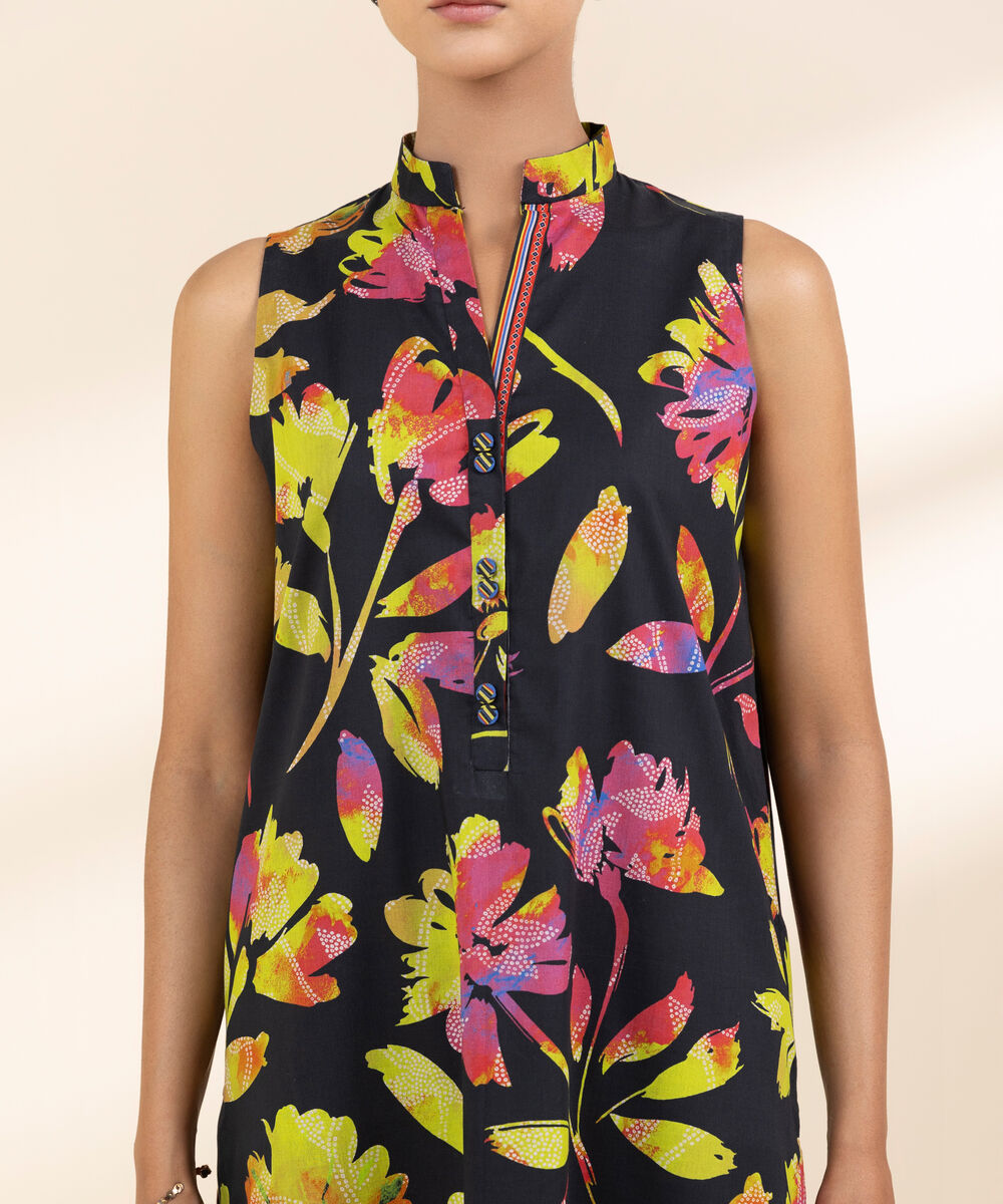 Women's Unstitched Lawn Printed Multi 2 Piece Suit