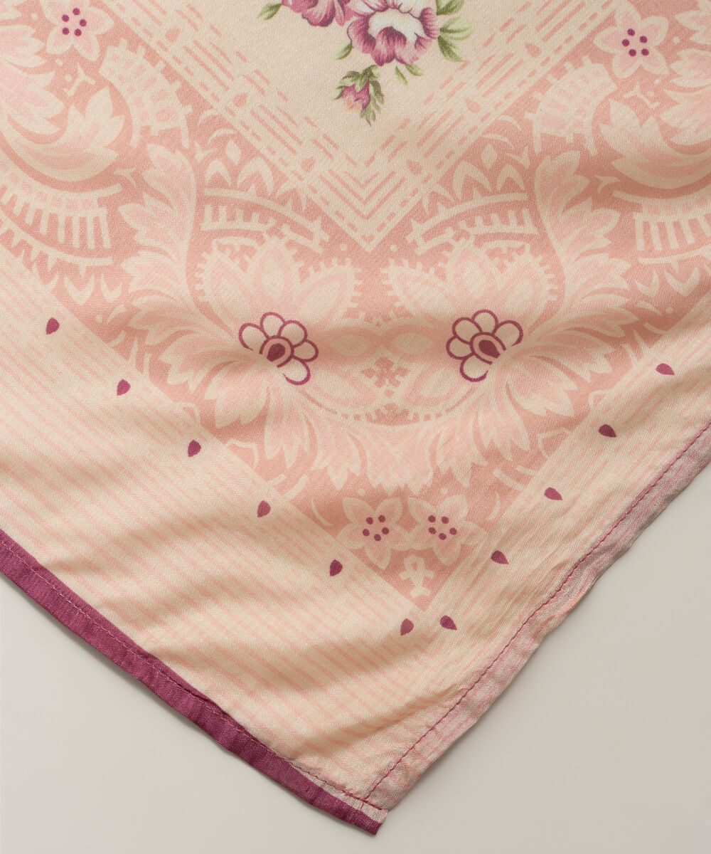Tussar Silk Manaar Printed Dupatta