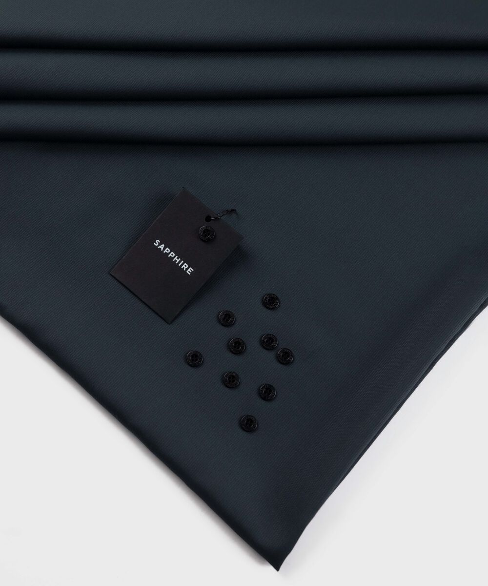 Men's Unstitched Two-Piece Premium Cotton Satin Slate Grey Suit.