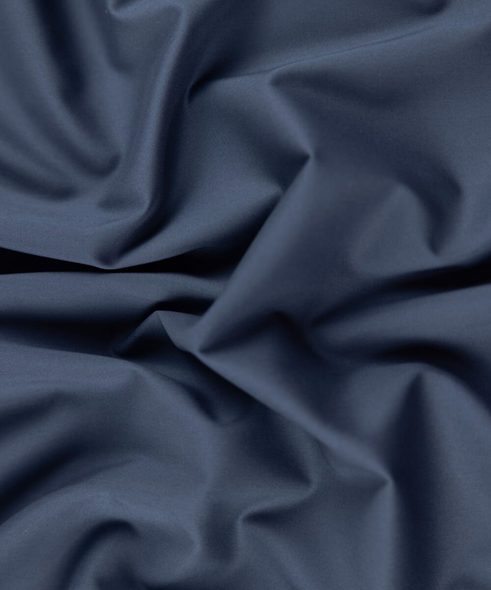 Men's Unstitched Two-Piece Refined Wash and Wear Navy Blue Suit.