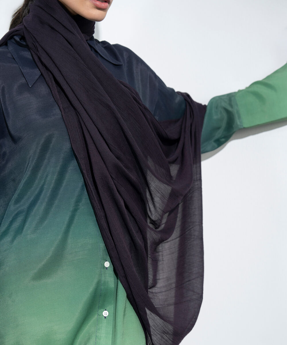 Women's Western Grey  Rectangular Scarf