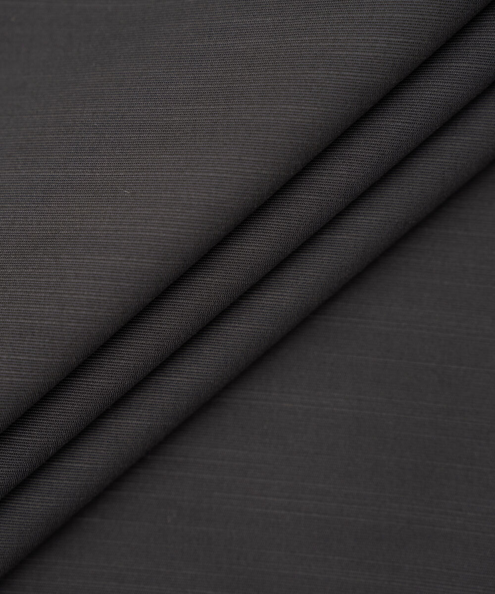 Men's Unstitched Charcoal Cotton Khaddar Suit