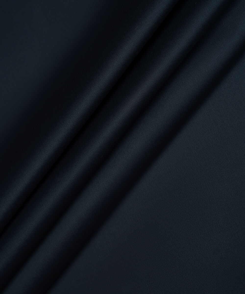 Men's Unstitched Two-Piece Indigo Premium Cotton Dobby Suit