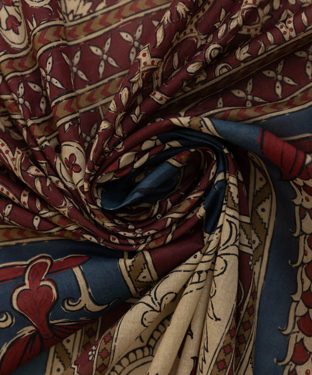 Fine Voile Red Printed Dupatta