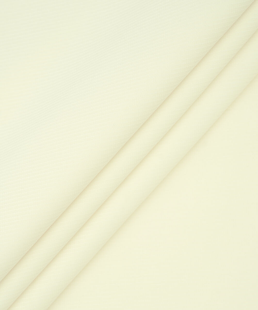 Men's Unstitched 2-Piece Premium Wash & Wear Dobby Cream Suit