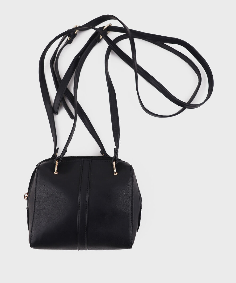 Women's Black Cross Body Bag