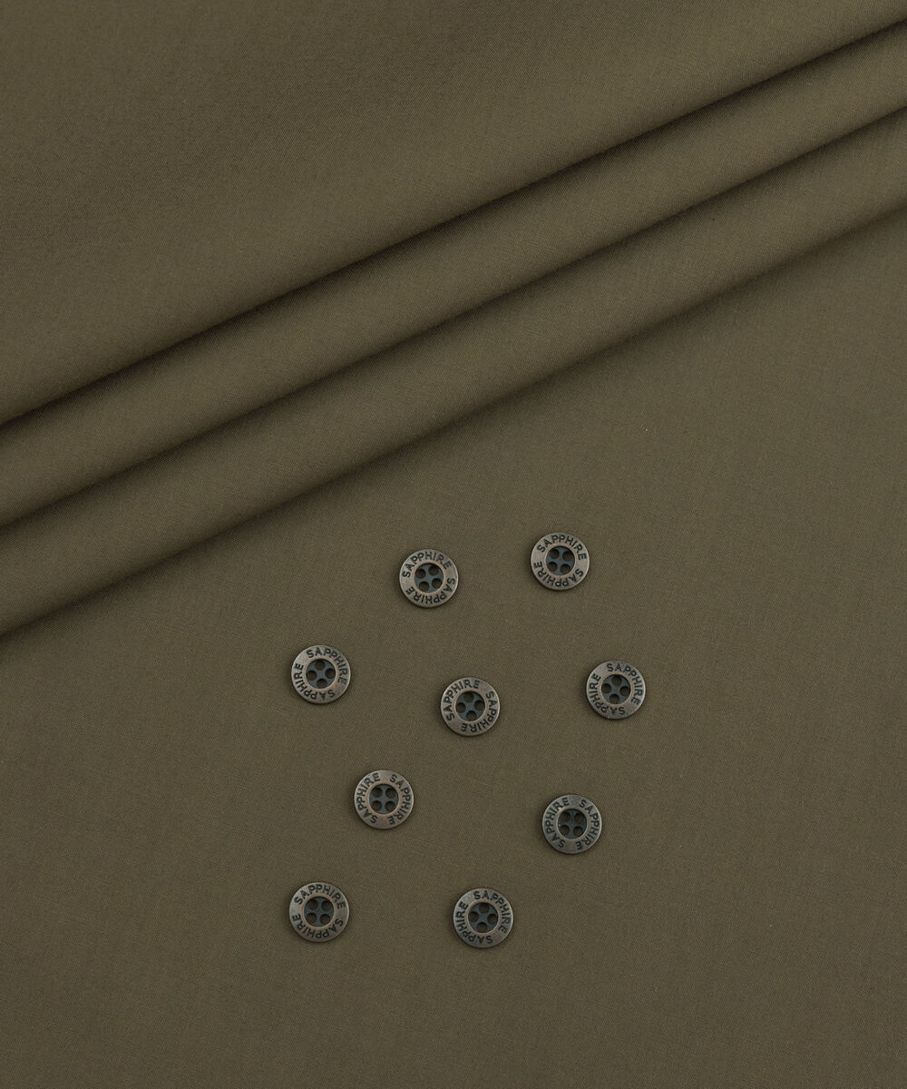 Men's Unstitched Two-Piece Olive Luxury Modal Suit