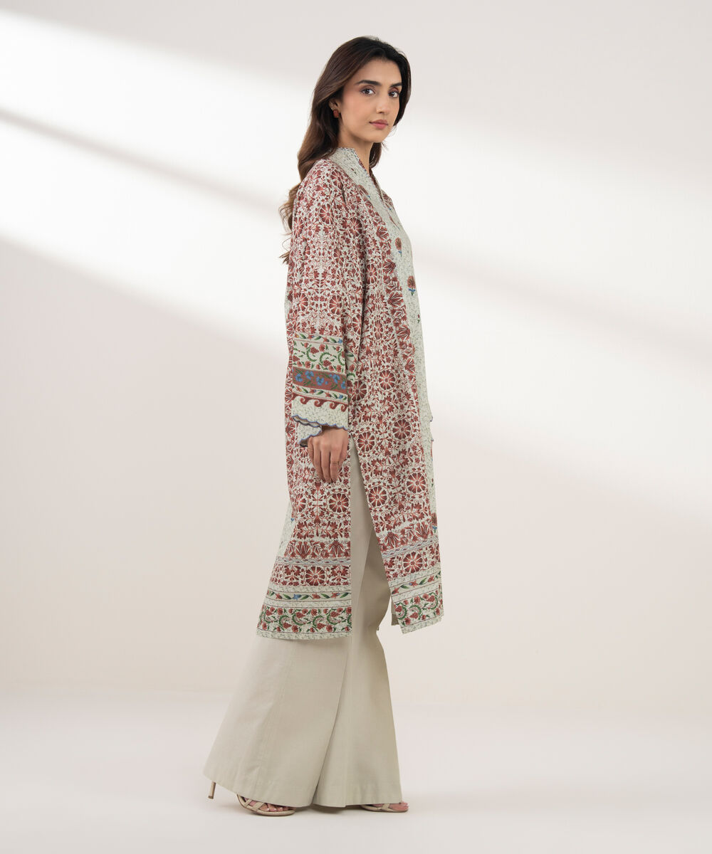 Women's Unstitched Dobby 2 Piece Suit