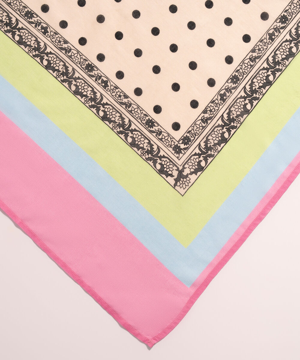 Lawn Printed Beige Dupatta