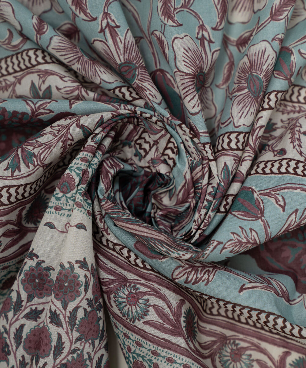 Lawn Printed Sage Green Dupatta