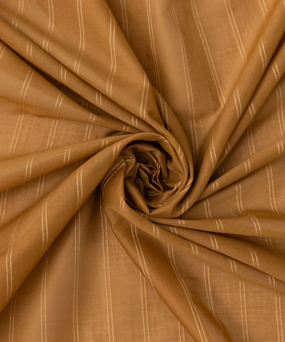 Zari Voile Brown Solid Dupatta