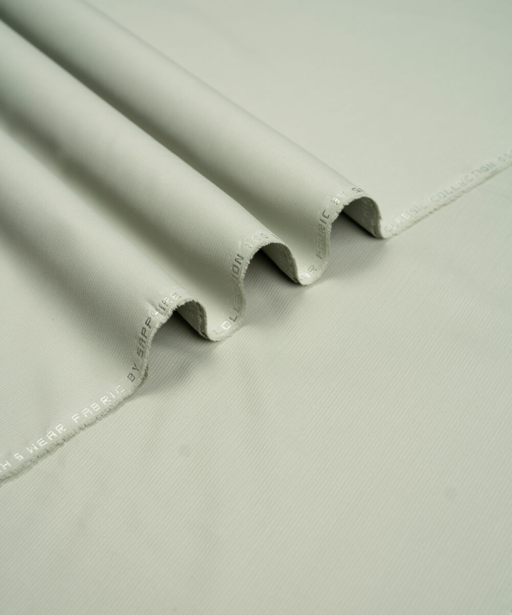 Men's Unstitched Two-Piece Mint Green  Premium Wash & Wear Dobby Suit