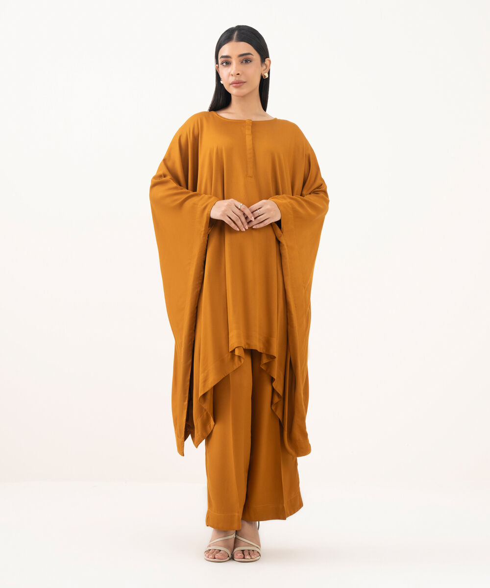Women's RTW Bedford  Solid Rust Kaftan