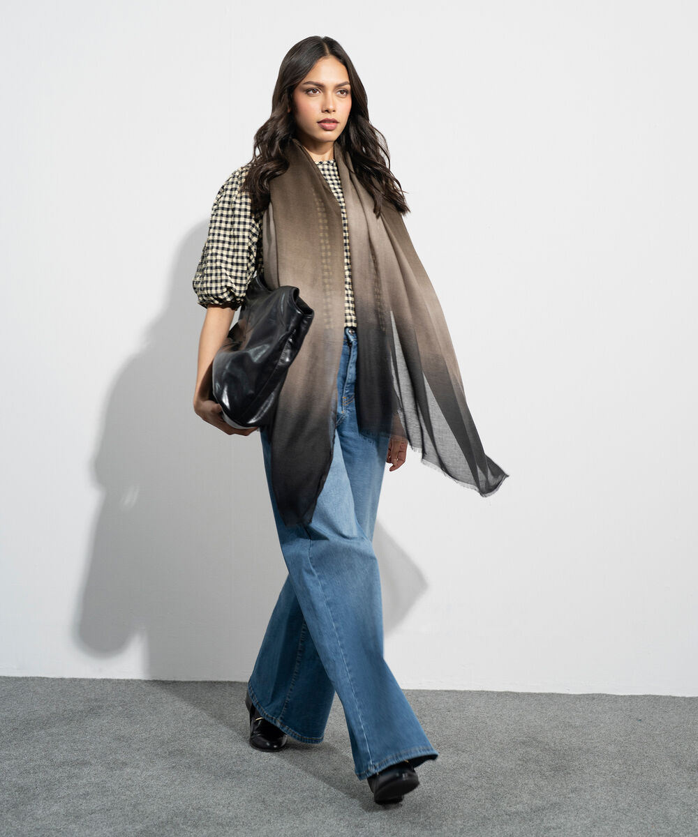 Women's Western Multi Printed Rectangular Scarf