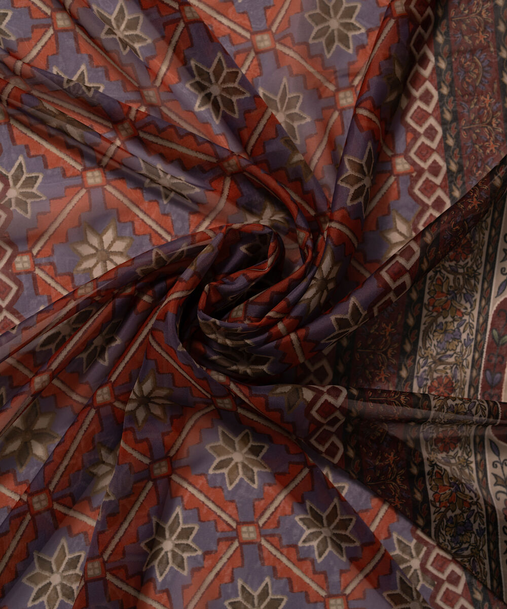 Blended Tissue Printed Multi Dupatta