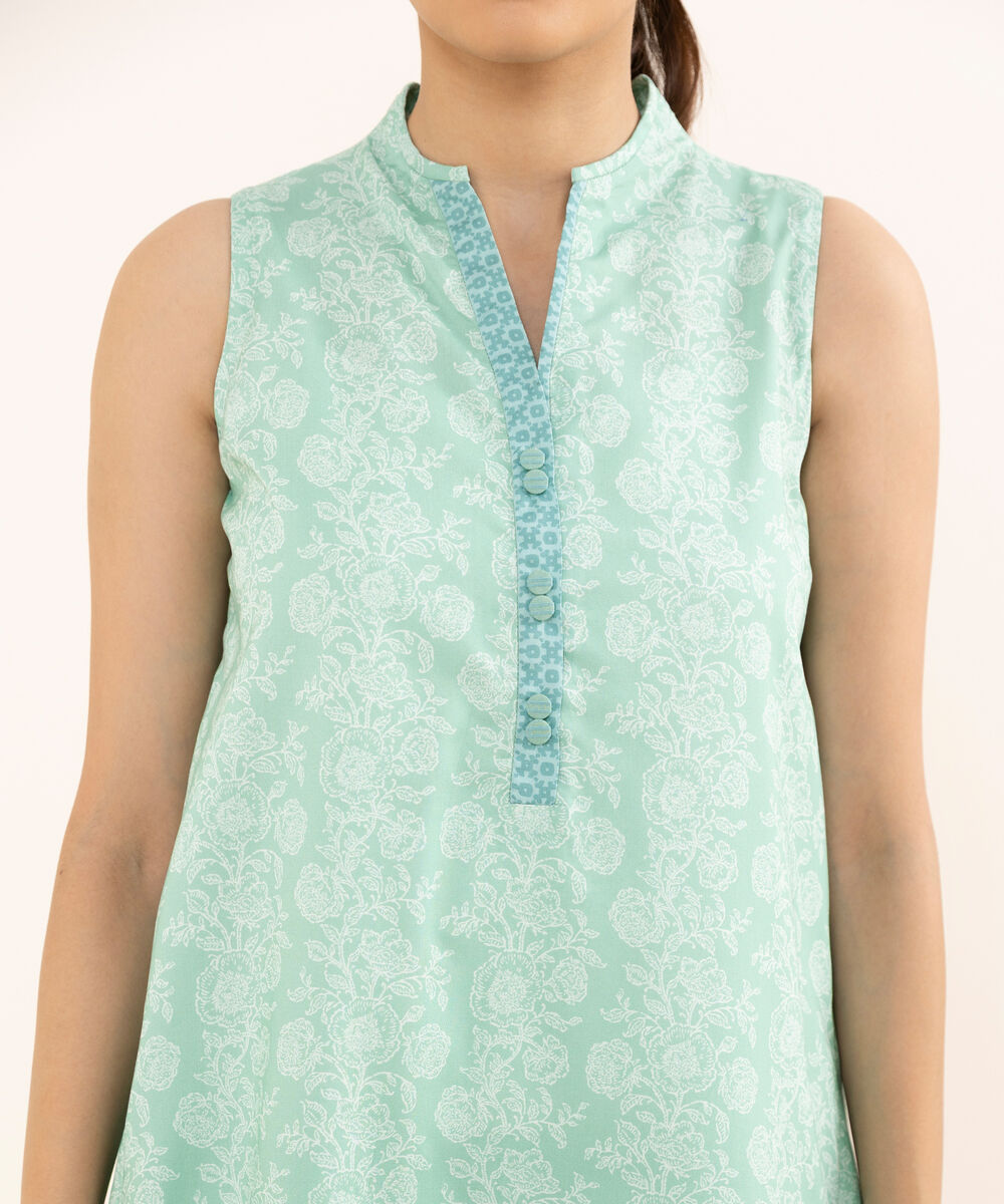 Women's Unstitched Lawn Printed Multi Three Piece Suit