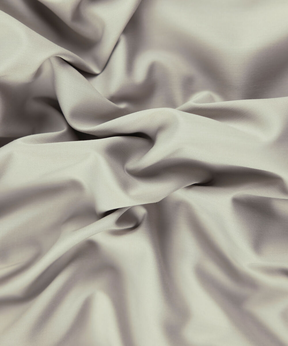 Men's Unstitched Two-Piece Premium Cotton Satin Fawn Suit.