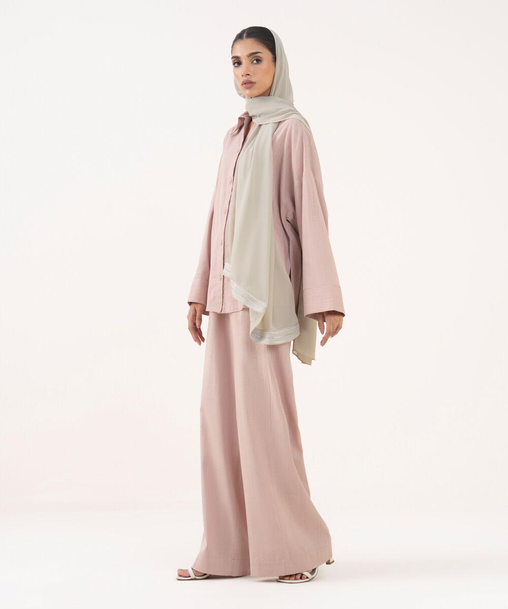 Women's Taupe Viscose Modest Wear Top