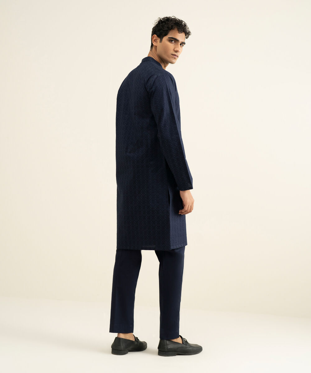 Men's indigo 100% Cotton Kurta Trouser