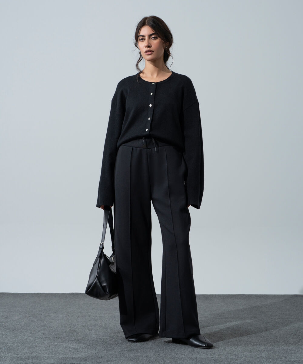 Women's Western Wear Black Trousers