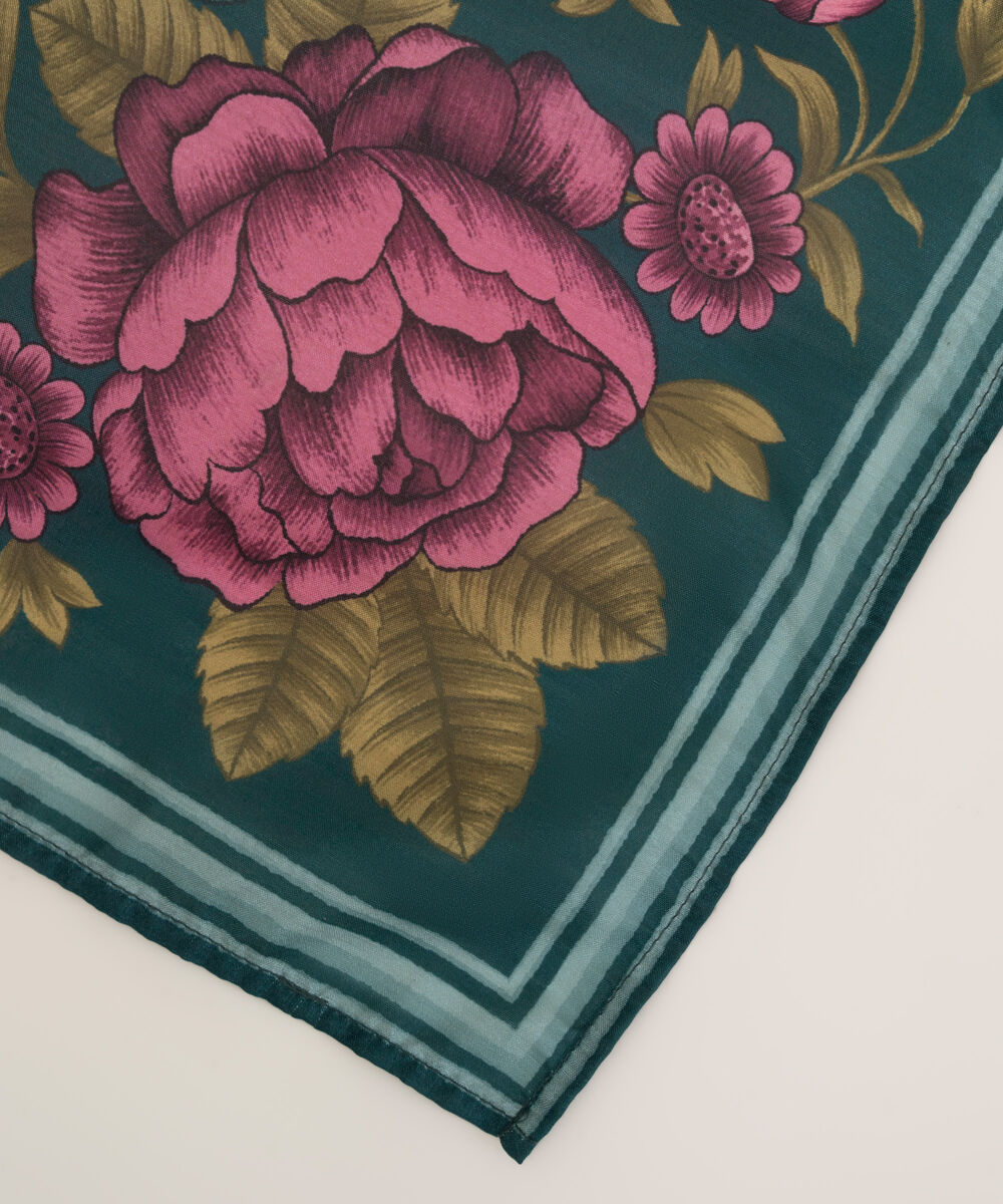 Fancy Manaar Printed Green Dupatta