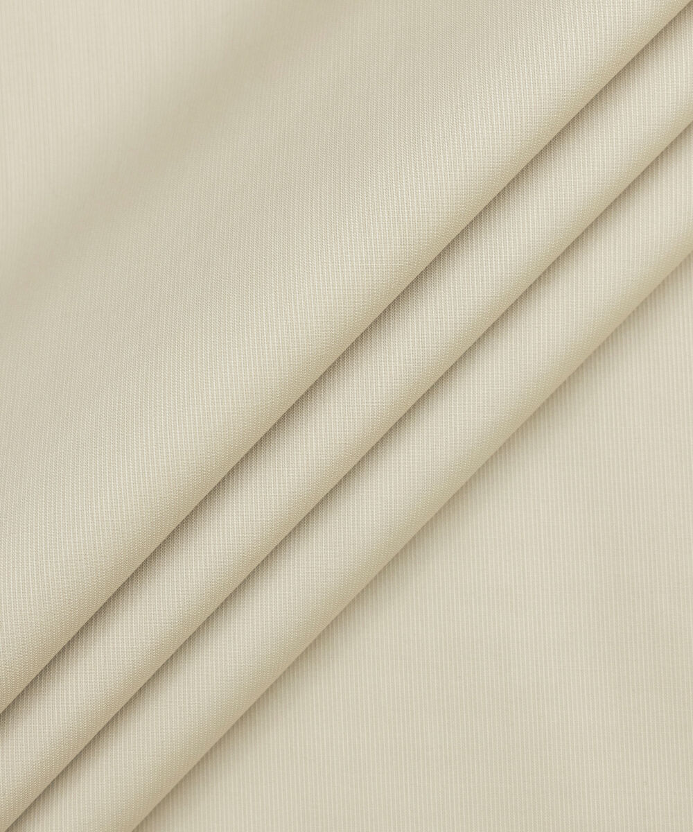 Men's Unstitched Two-Piece Beige Premium Cotton Dobby Suit