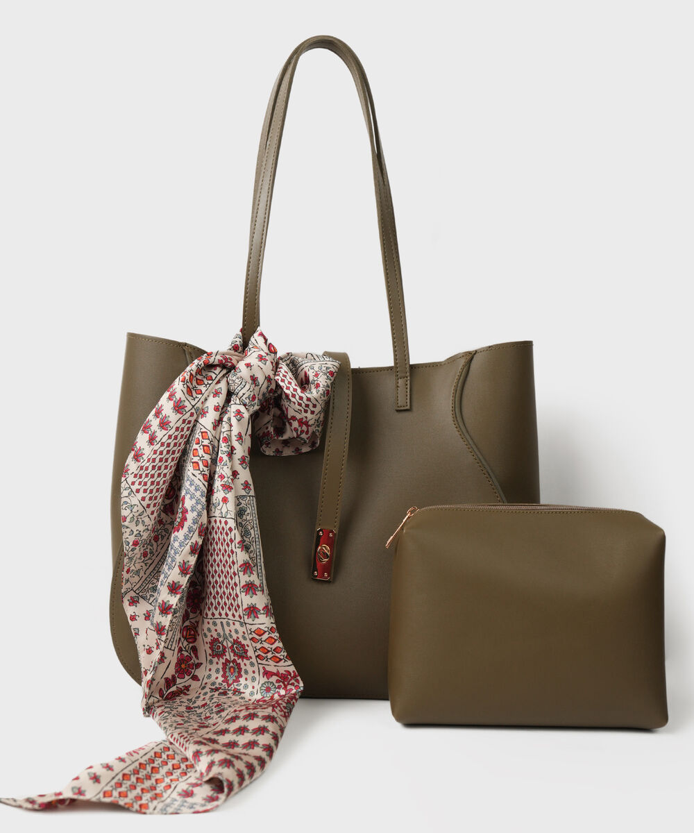 Women's Green Tote Bag