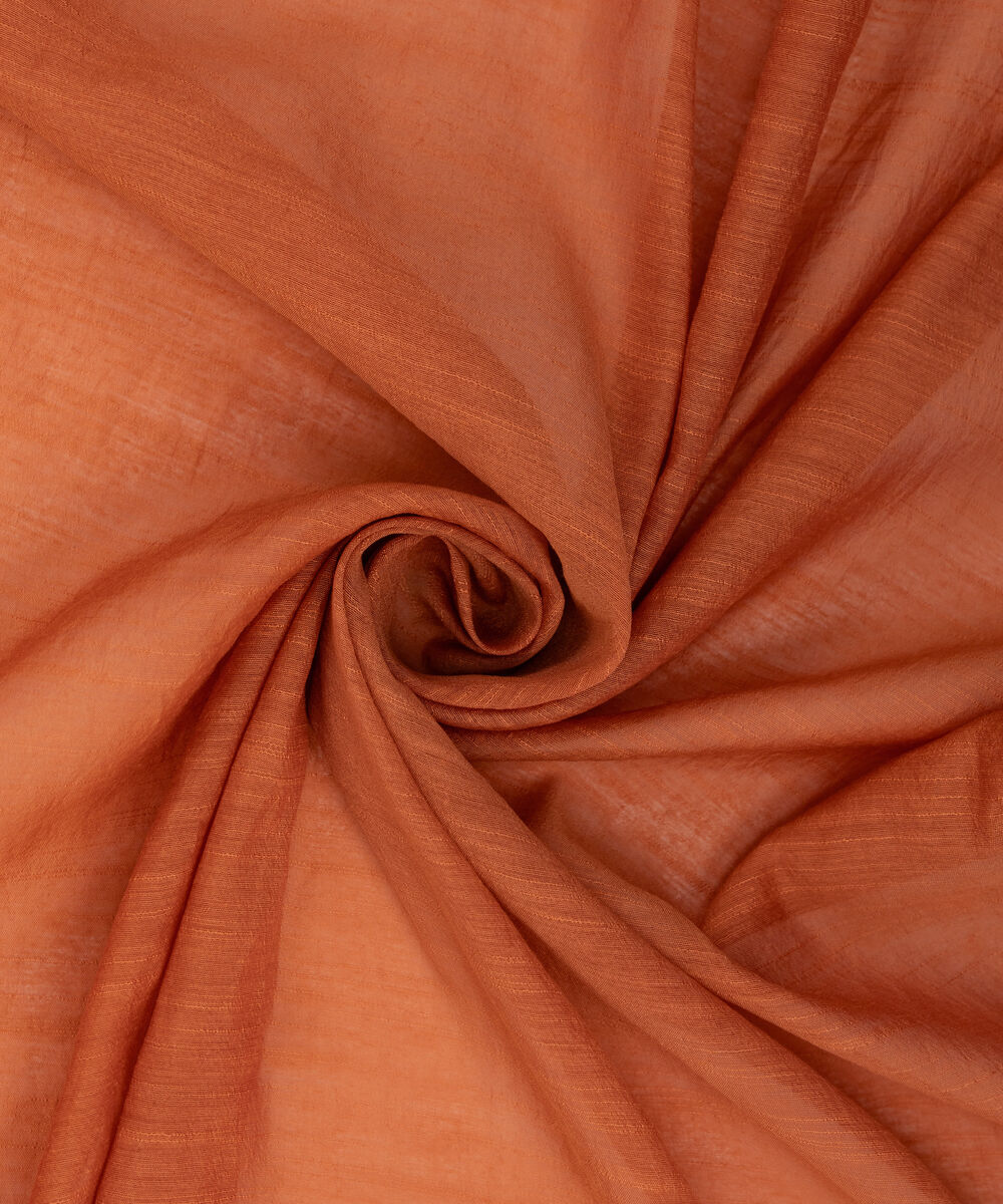 Solid Manaar Rust Dupatta