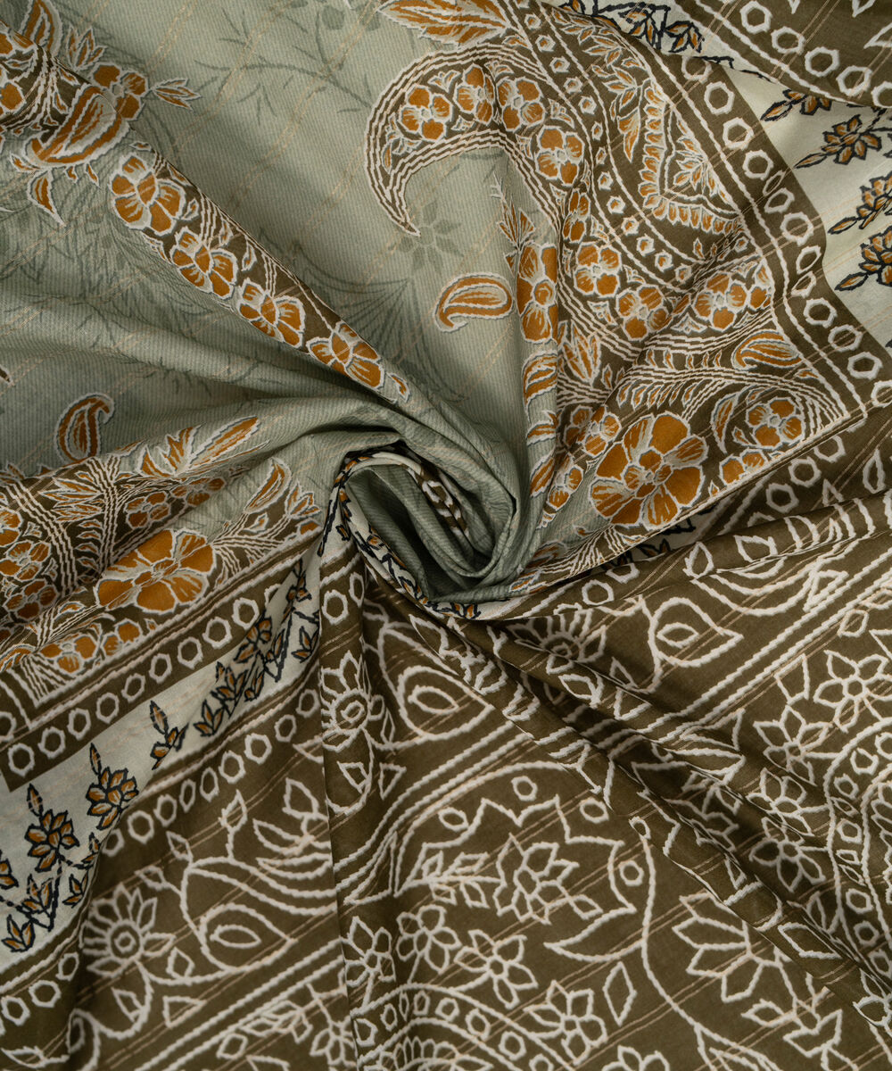 Zari Lawn Printed Multi Dupatta