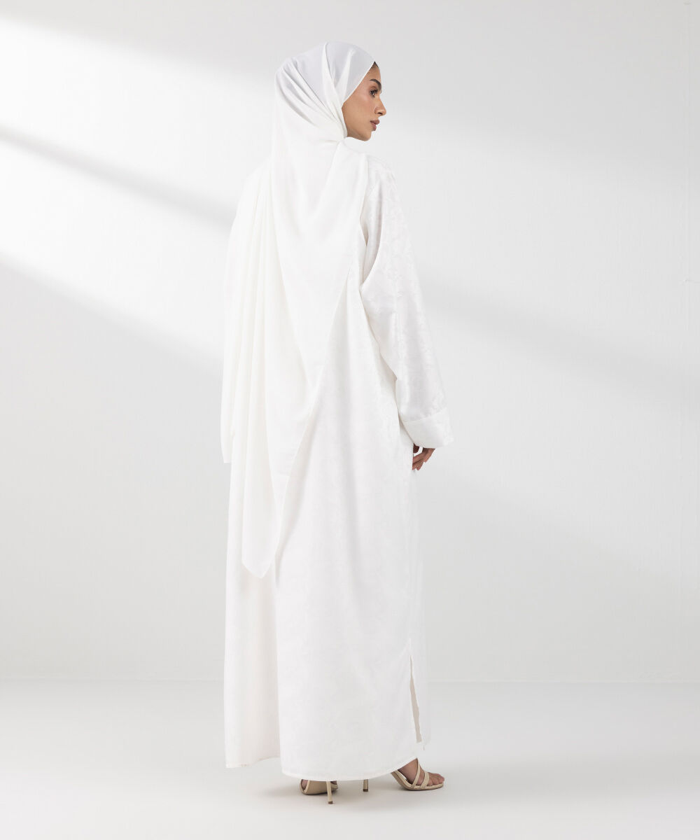 ABBAYA25V318 White Abaya ABBAYA25V318 i