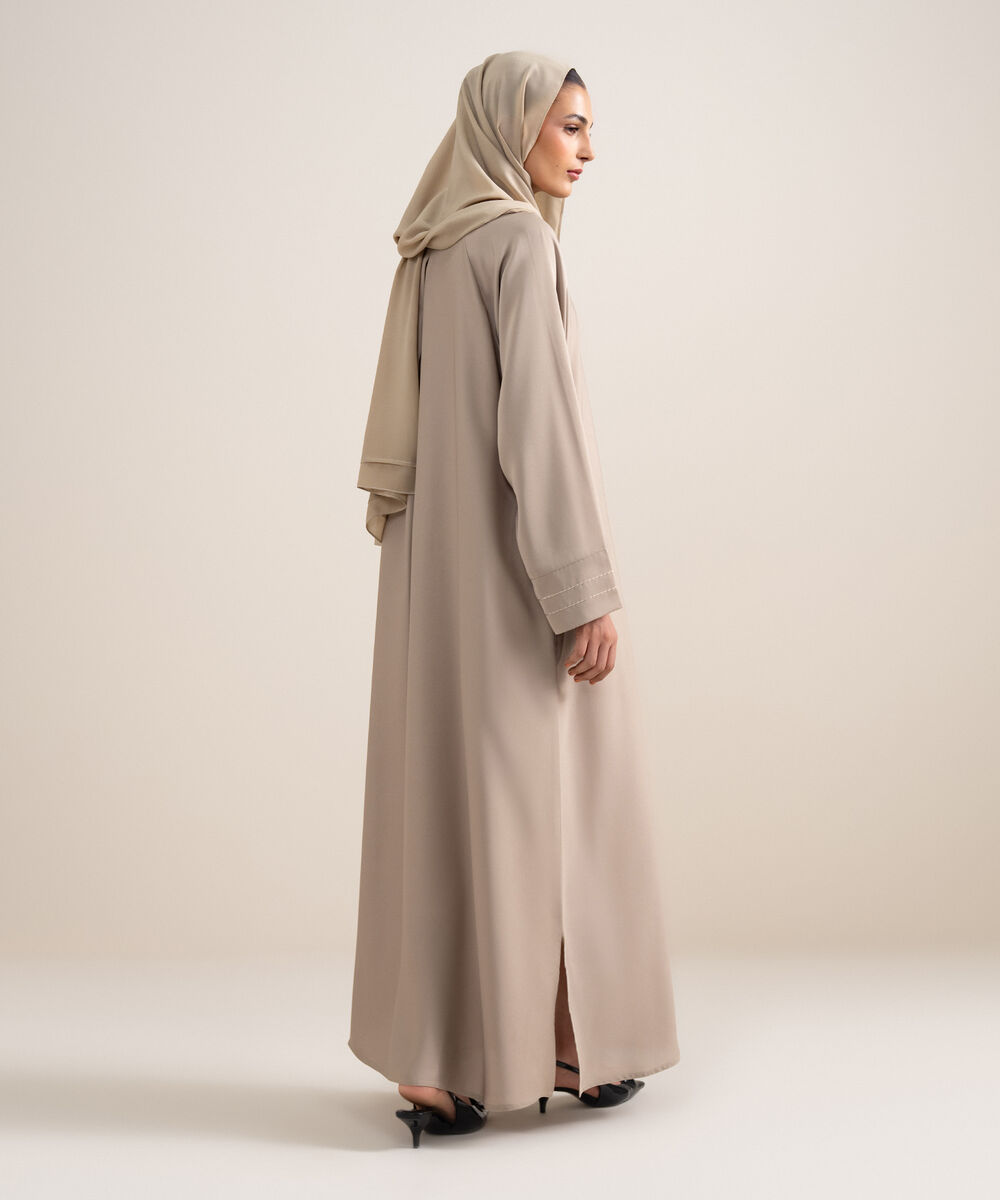 Women's Sage Green Raglan Abaya