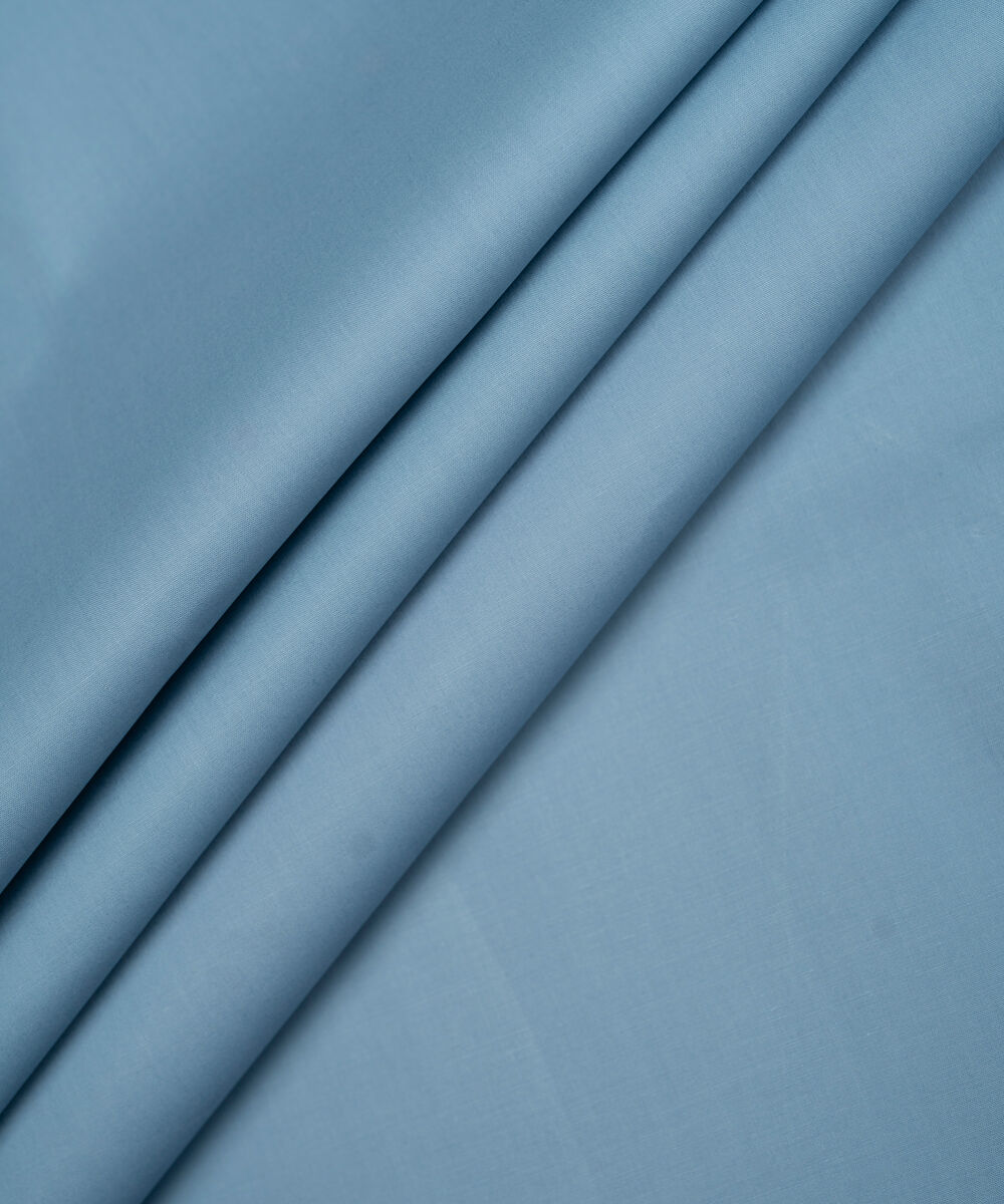 Men's Unstitched Two-Piece Soft Grey  Premium Latha Suit