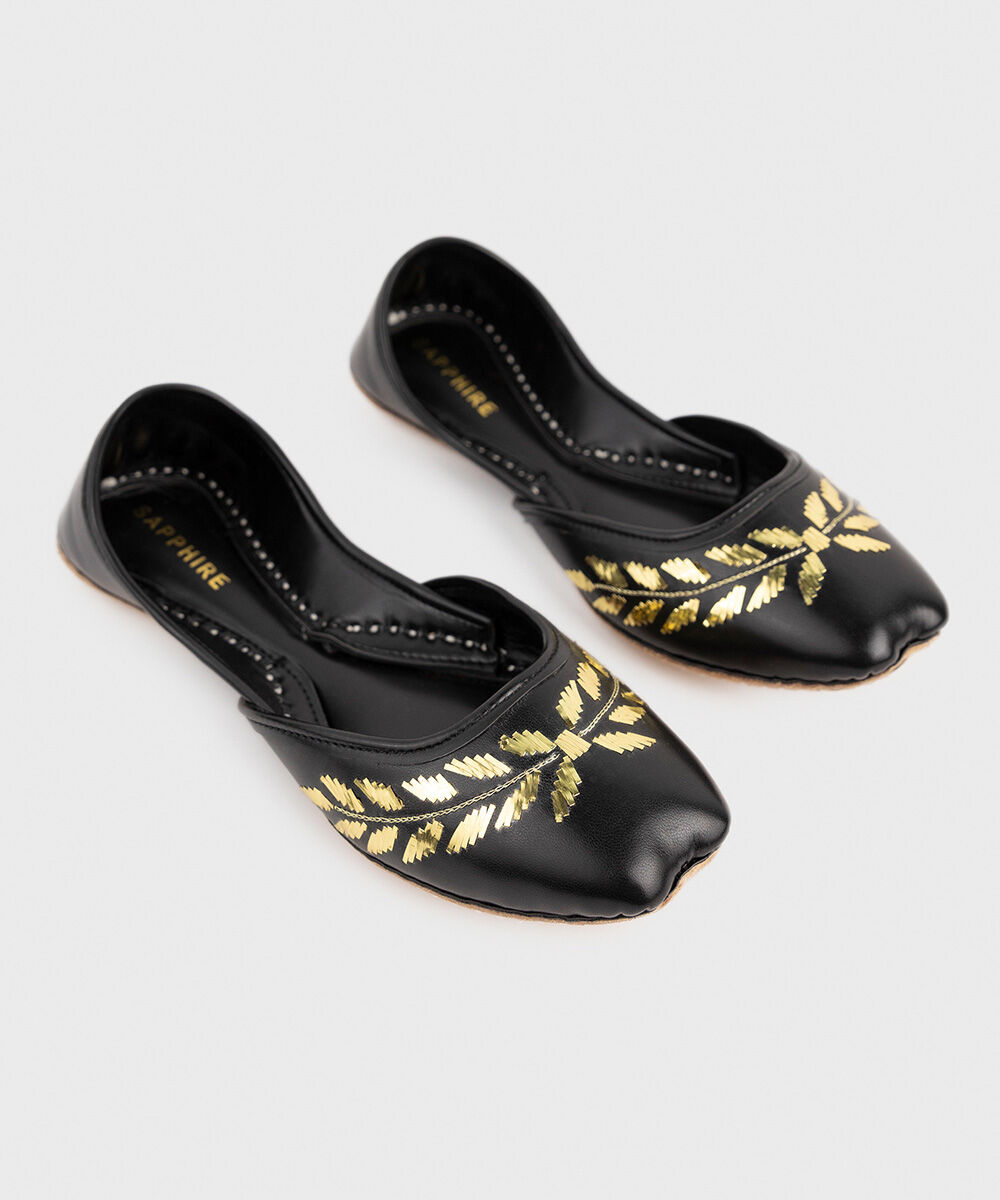 Women's Black Khussa