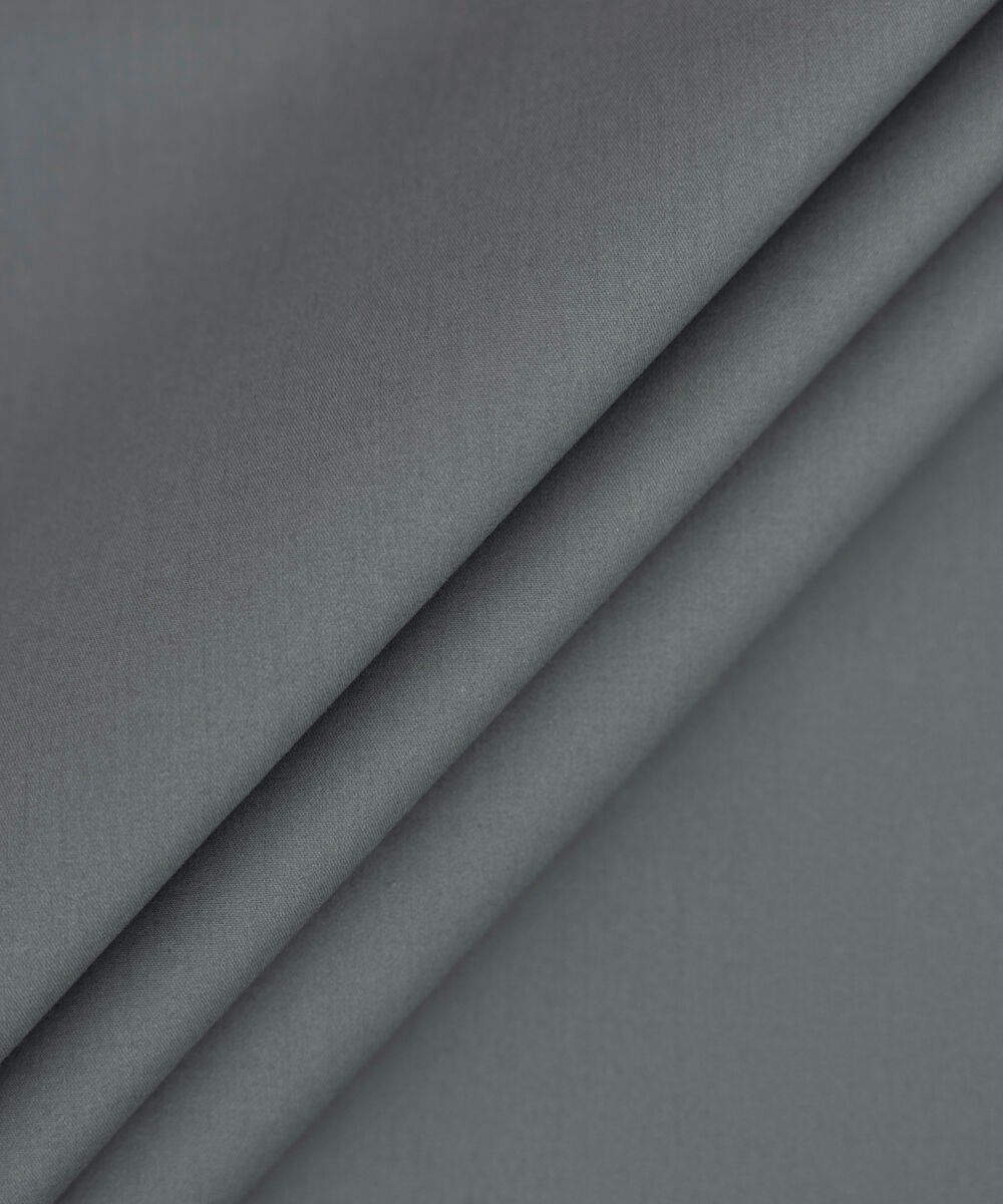 Men's Unstitched 2-Piece Luxury Pima Cotton Grey Suit