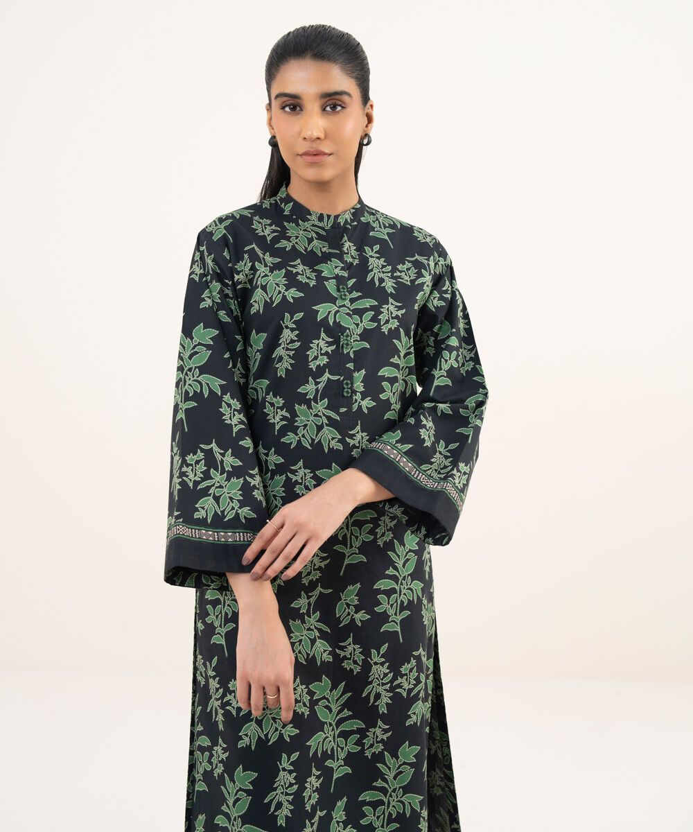 Women's Unstitched Lawn Printed Multi Two Piece Suit