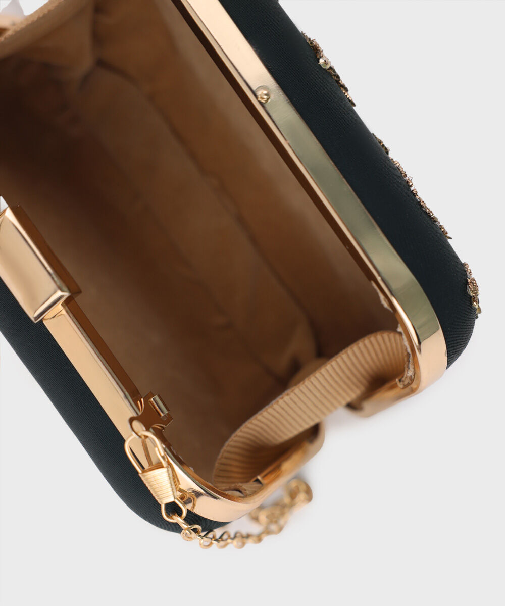Women's Green Hard Clutch
