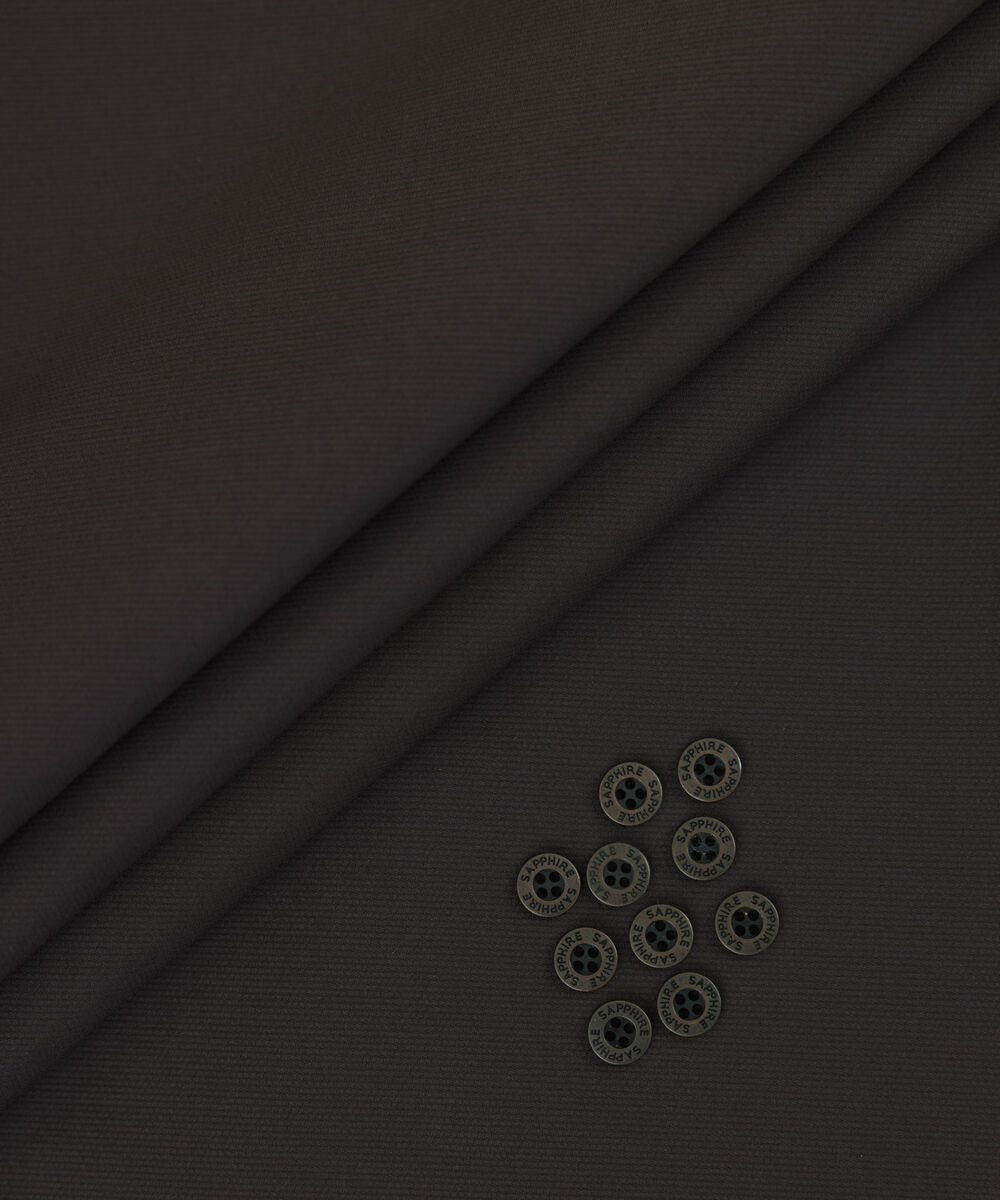 Men's Unstitched 2-Piece Cotton Dobby Plum Suit