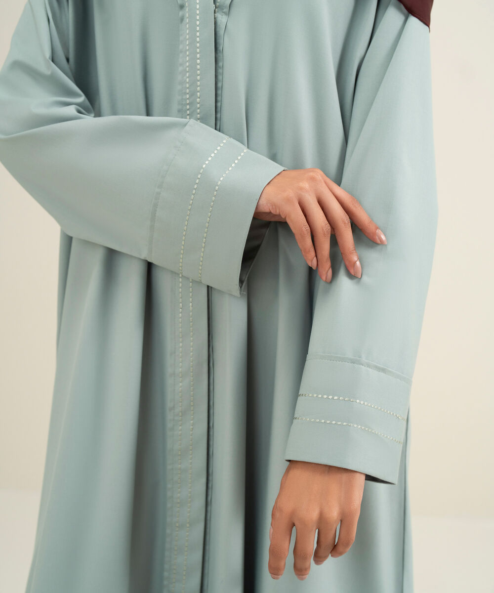 Women's Grey Raglan Abbaya