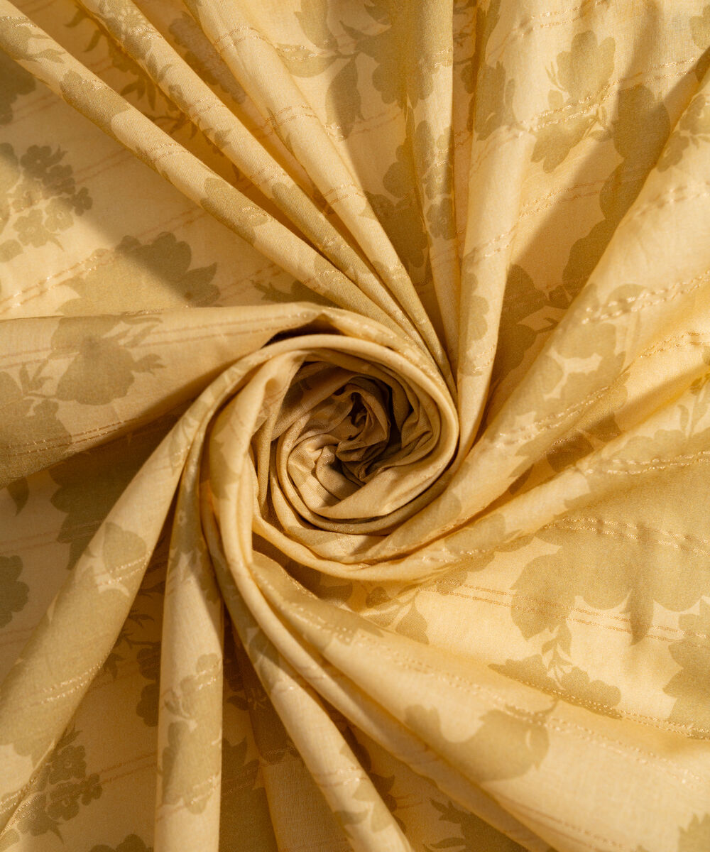Zari Voile Printed Beige Dupatta