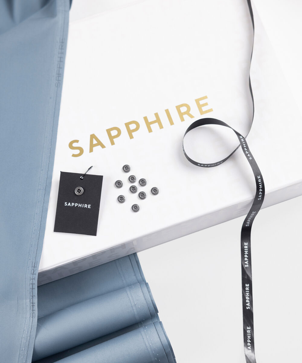 Men's Unstitched Two-Piece Refined Wash and Wear Light Grey Suit.