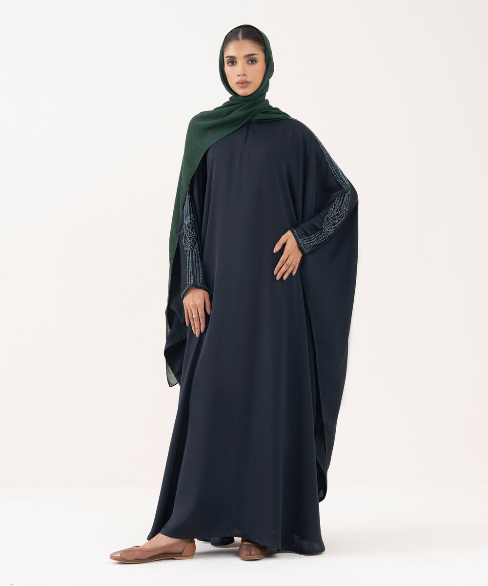 Women's Green Polyester Hijab