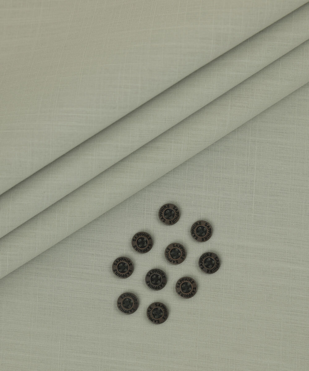 Men's Unstitched 2-Piece Premium Slub Cotton Fawn Suit