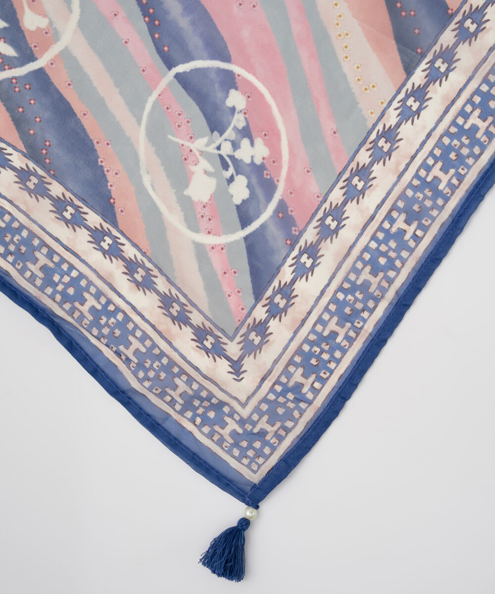 Women's Blended Tissue Multi Printed Dupatta