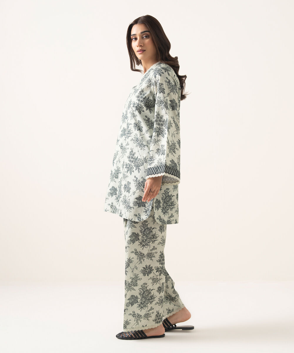 Women's Unstitched Lawn Printed Multi 2 Piece Suit