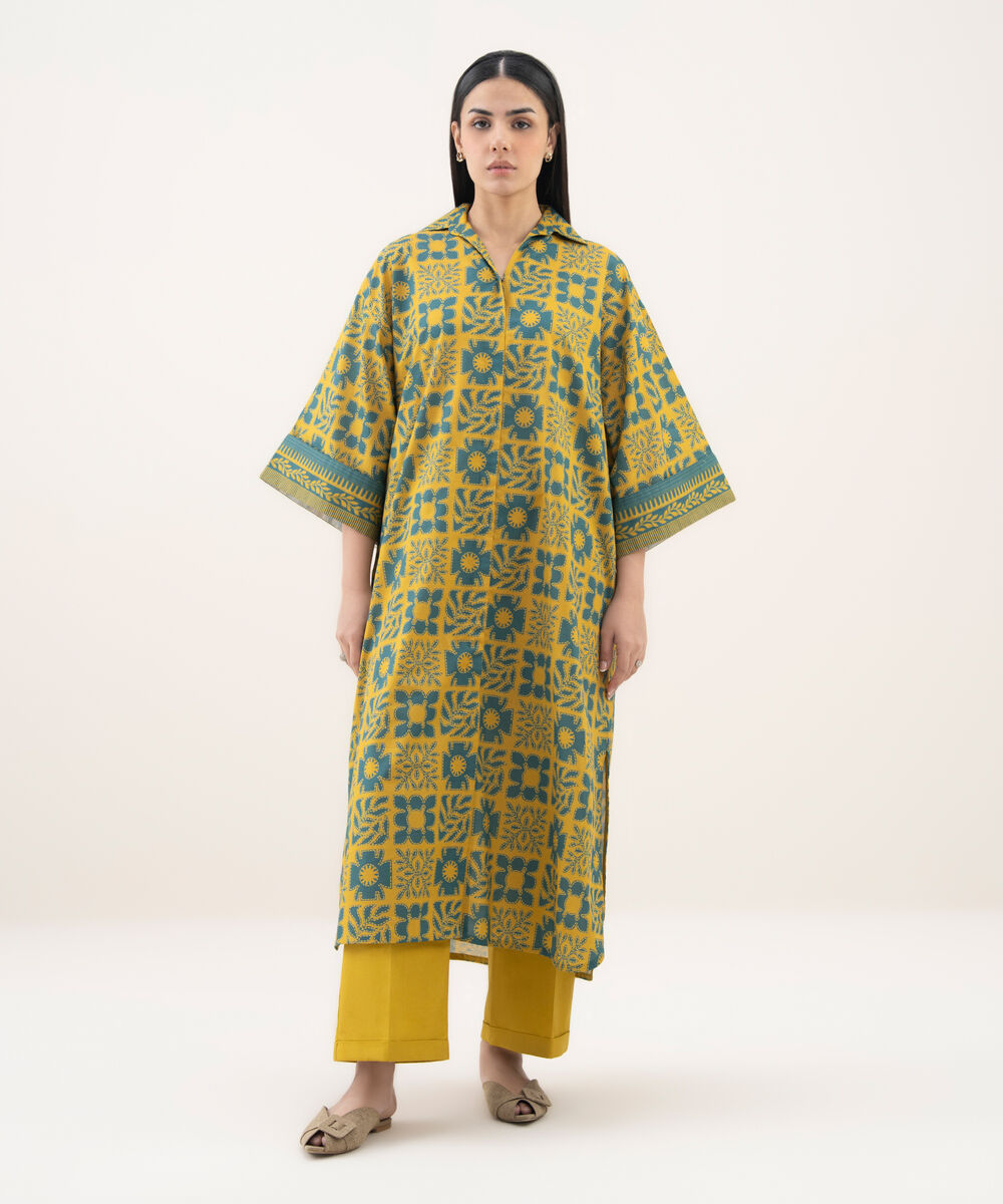 Women's Unstitched Lawn Printed Multi 2 Piece Suit