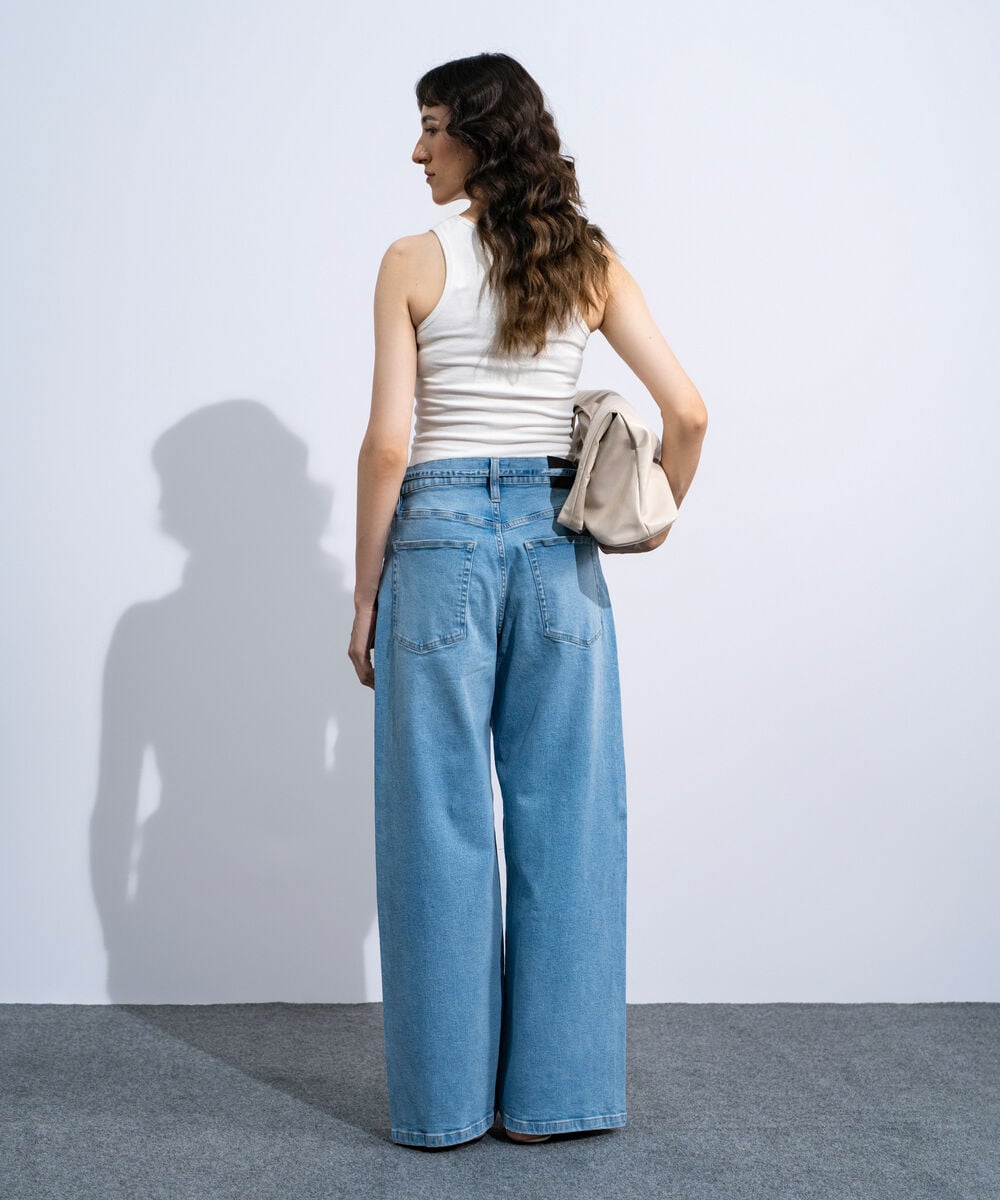 Women's Light Wash Baggy Loose Jeans