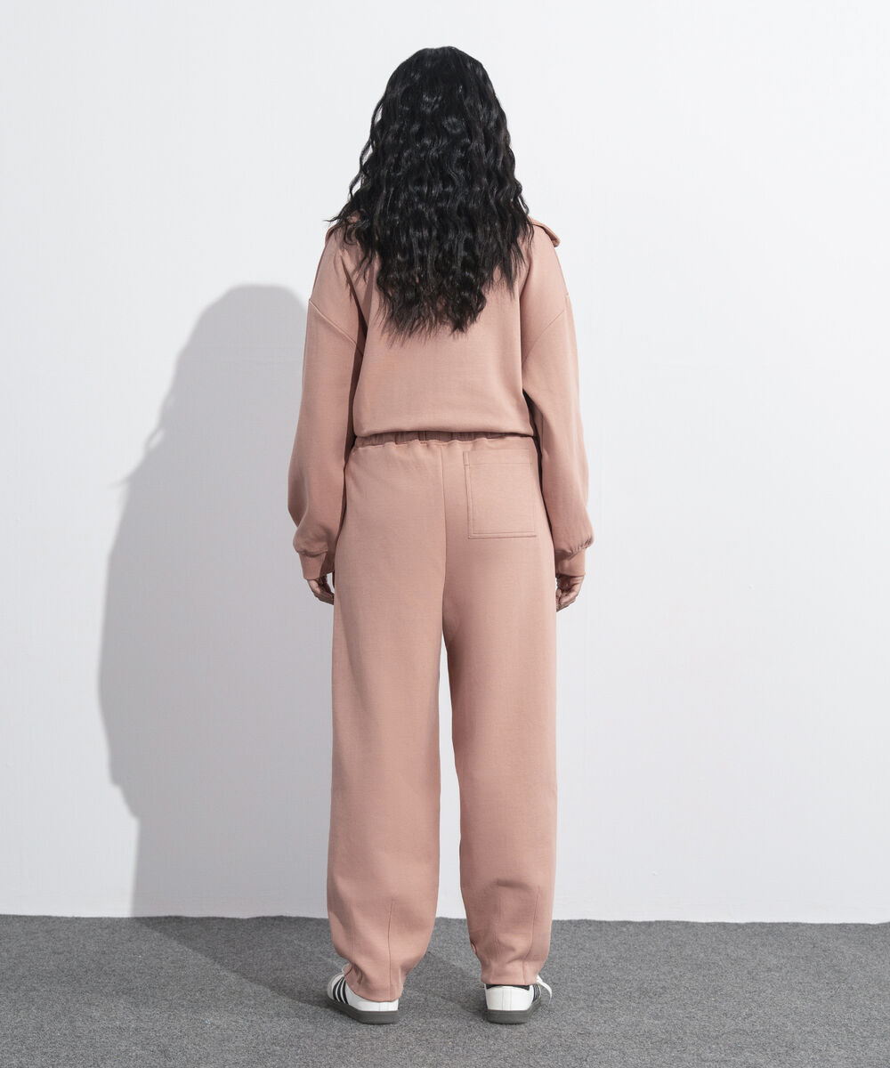 Women's Western Wear Pink Interlock Darted Pull-On Trousers