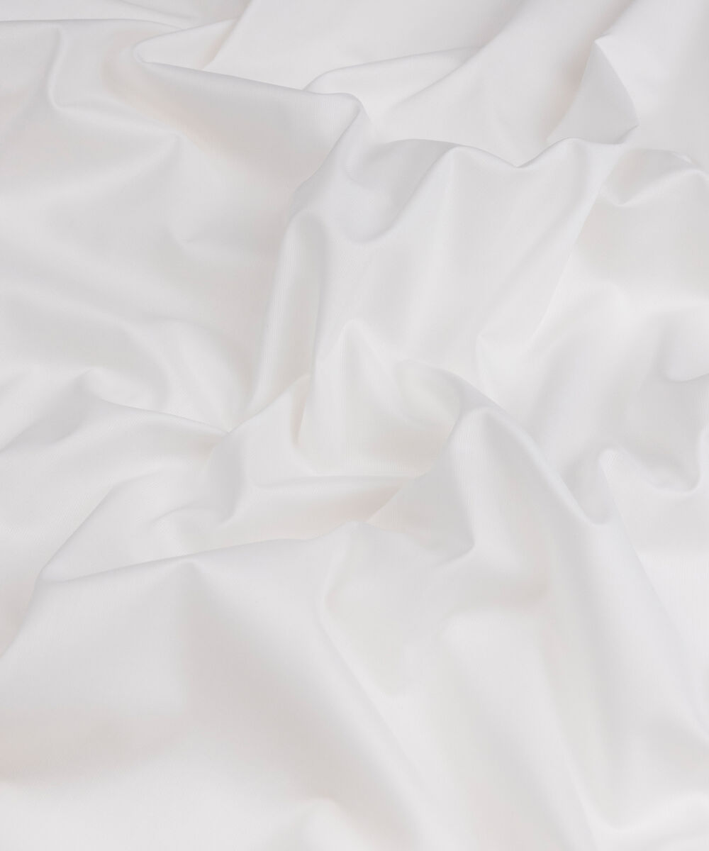 Men's Unstitched Two-Piece Off White Premium Cotton Dobby Suit